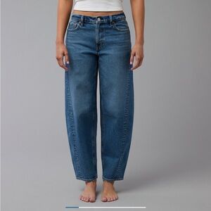 Classic Blue Women's Barrel Jeans